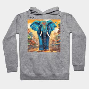 Blue Elephant Hoodie